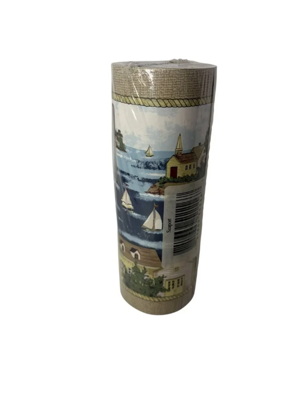Seaport Wall Paper Border Country Coastal House Cottage Seaside Scenic Sailboat
